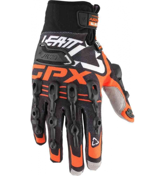 Manusi Leatt GPX 5.5 Windblock Black/Orange