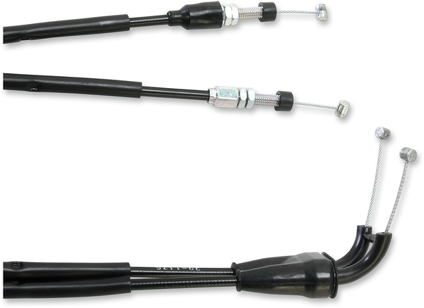 MOOSE RACING Black Vinyl Throttle Cable Black -1