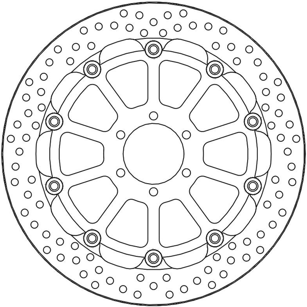 Halo Series T-floater Brake Rotor Black, Stainless Steel-136f8b5b3090ef5c01b9c7e7688c3645.webp