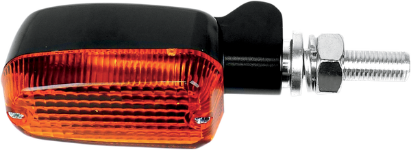 Oblong Aluminum Body Marker Lights Black, Matte-0