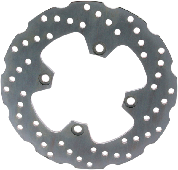 Contour Fixed Brake Rotor Silver, Stainless Steel