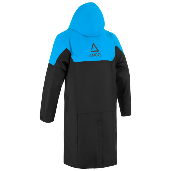 AMOQ Apex Racing Pit Coat Black/Sky Blue S/M-0