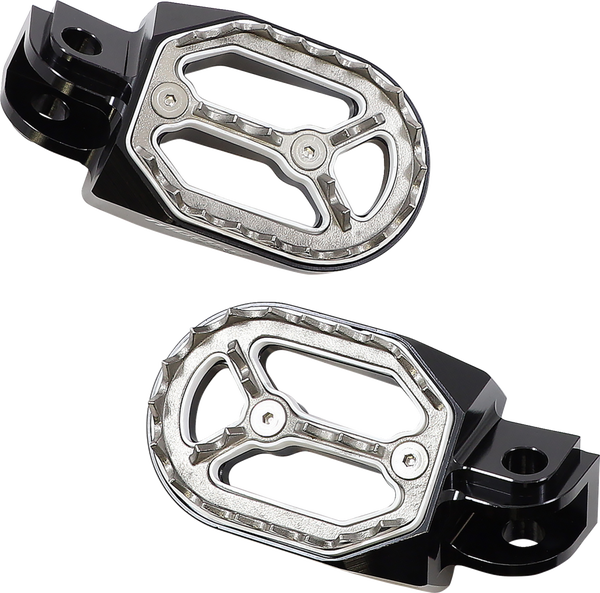 MOOSE RACING Qualifier Footpegs Black 