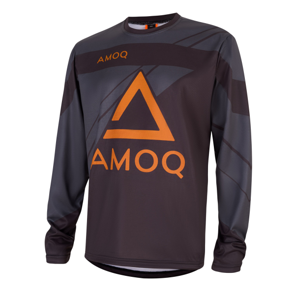 AMOQ Snowcross Jersey Black/Dk Grey/Orange XS-14217969add2d516a433524eea89cc6a.webp