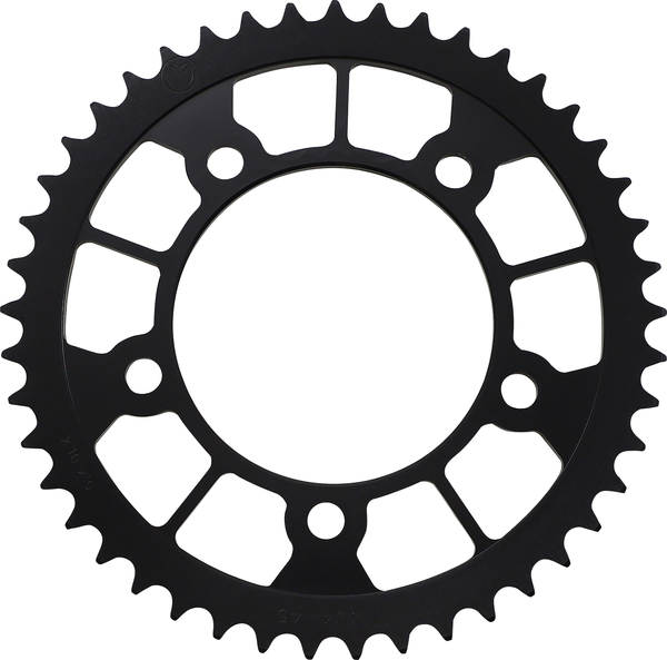 MOOSE RACING Rear Aluminum Sprocket Black -0