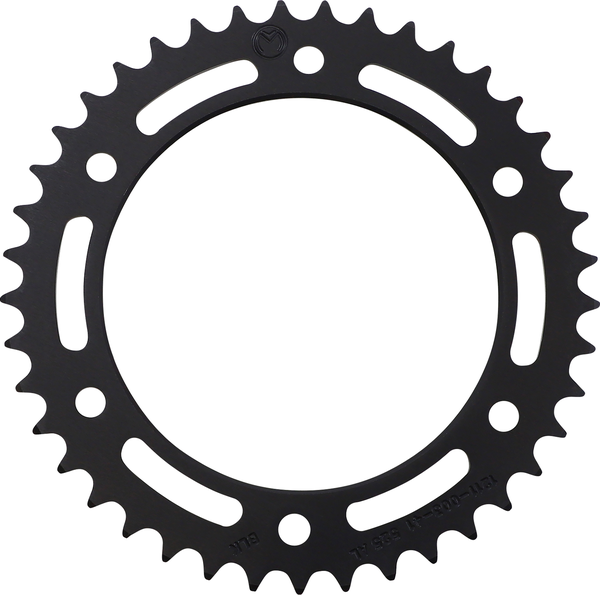 MOOSE RACING Rear Aluminum Sprocket Black -0