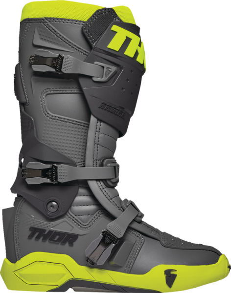 Cizme Thor Radial MX Gray/Fluo Yellow-2