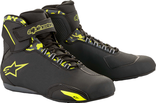 Ghete Alpinestars Sektor WP Black/Gray/Yellow