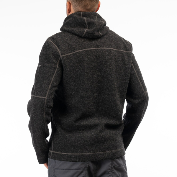 Hanorac Snowmobil Klim Bighorn Canyon Wool Fleece Mid Layer Black Heather-16