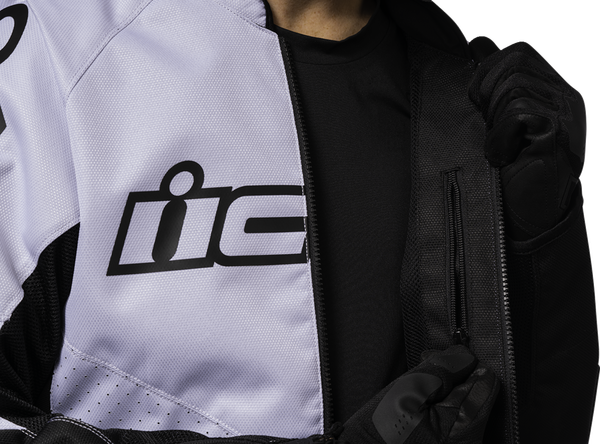 Geaca Textil Icon Hooligan™ CE White-5