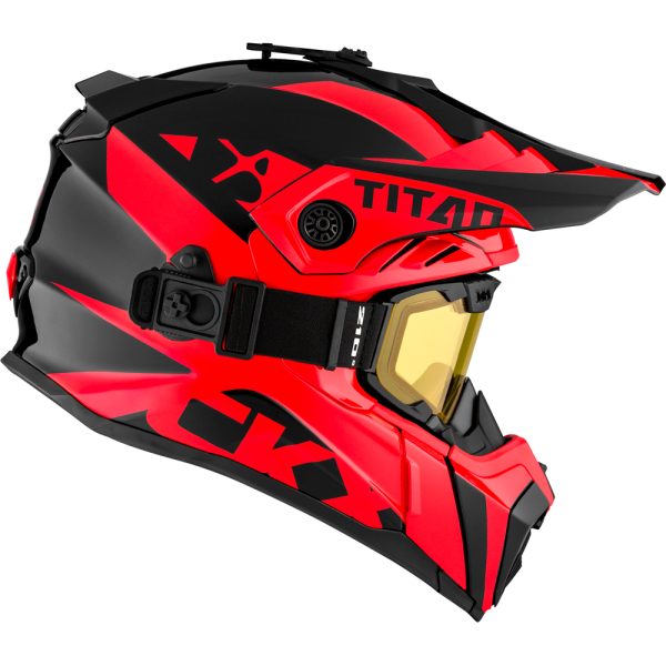 CKX Helmet + Goggles TITAN Airflow Extra Red XS-0