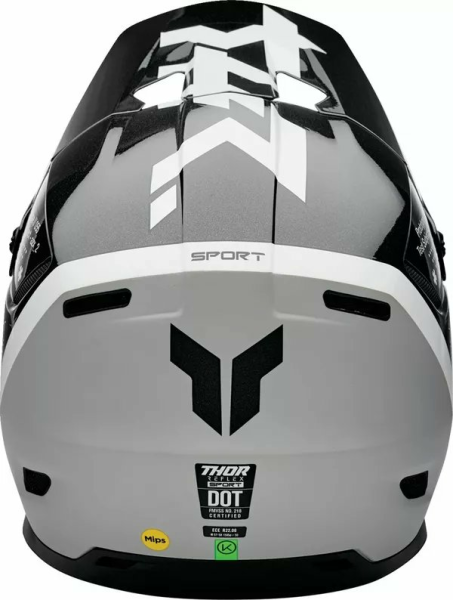 THOR Reflex Sport Riot Mips Helmet White, Black -2