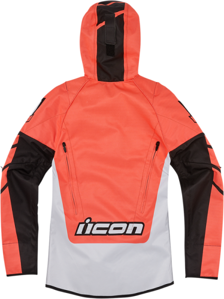 Geaca Textil Dama Icon Airform Retro Orange/White/Black-10