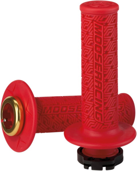 MOOSE RACING 36 Series Clamp-on Grips Gold, Red -1972f83c80f7be295c12417c1ff04c6c.webp