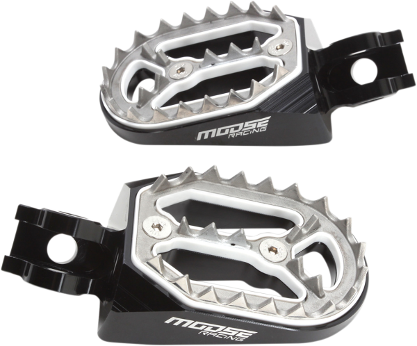 MOOSE RACING Qualifier Footpegs Black 