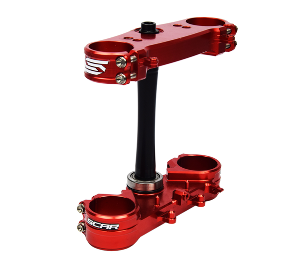 Triple Clamp Red