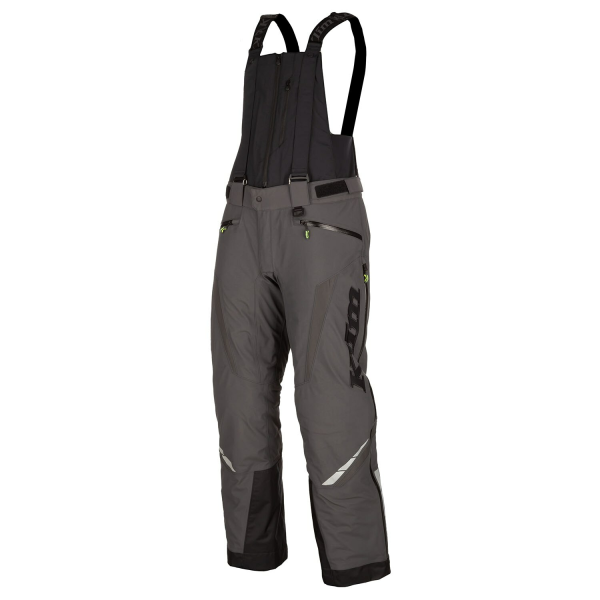 Pantaloni Snowmobil Klim Keweenaw Bib Insulated Black - Strike Orange-11