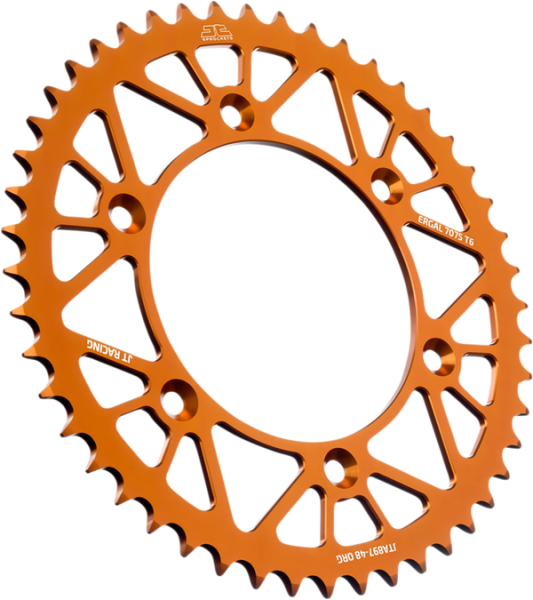 JT SPROCKETS Racelite Aluminum Rear Sprocket Orange 