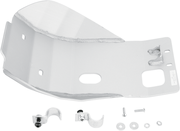 MOOSE RACING Aluminum Skid Plate Silver 