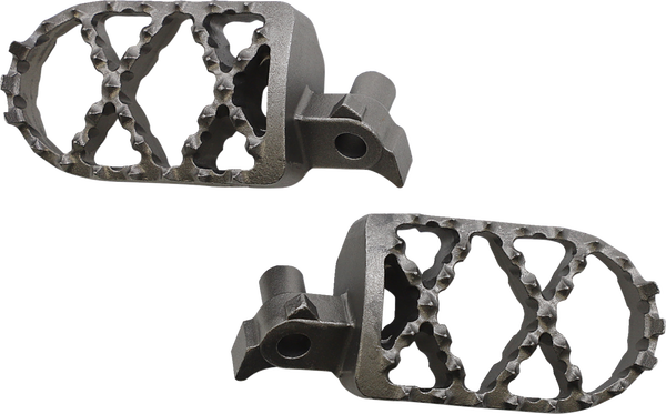 MOOSE RACING Pro Footpegs Silver 