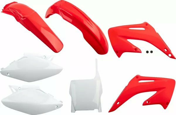 Full Body Replacement Plastic Kit Red, White-0