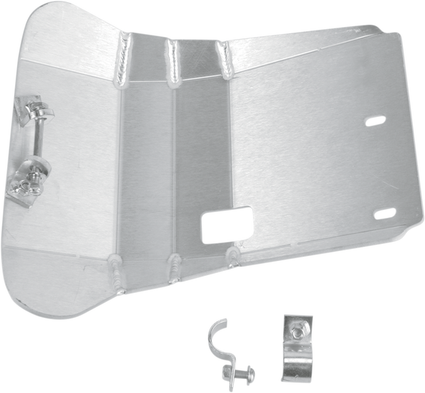 MOOSE RACING Aluminum Skid Plate Silver 