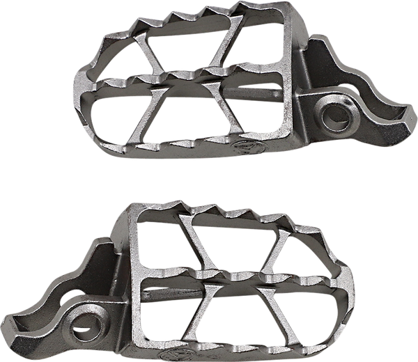 MOOSE RACING Nd Series Footpegs Silver 