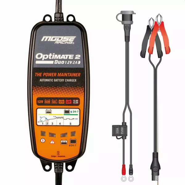 MOOSE RACING Charger Optimate 2 Duo Mse -5