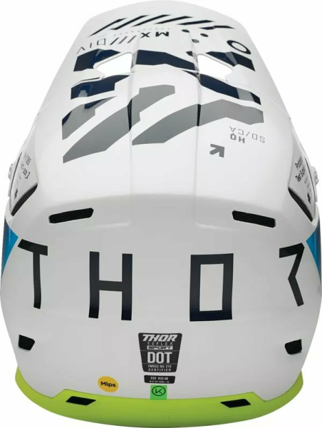 THOR Reflex Sport Strike Mips Helmet Yellow, White, Blue -1