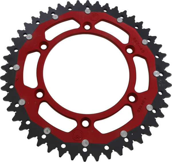 MOOSE RACING Dual Sprocket Red 