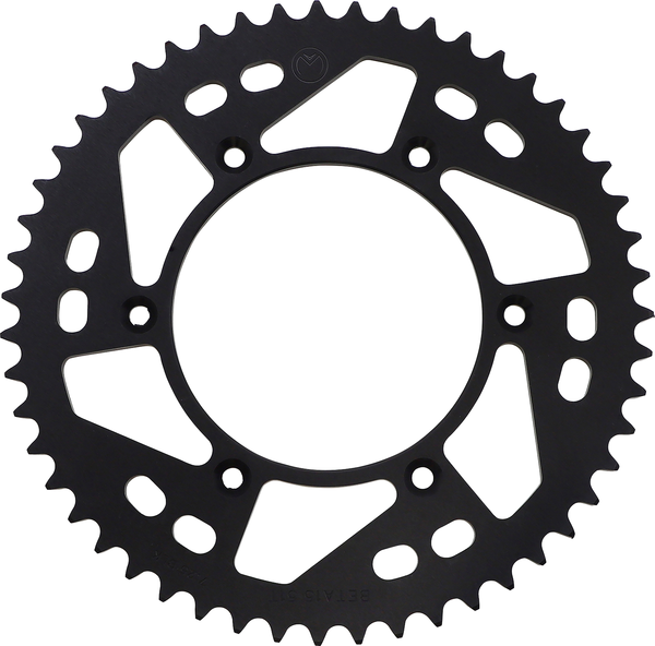 MOOSE RACING Rear Aluminum Sprocket Black -0