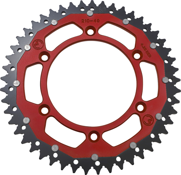 MOOSE RACING Dual Sprocket Red 