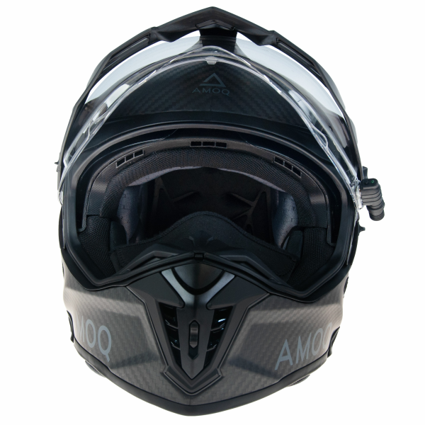 AMOQ Recoil Electric visor Carbon ADV helmet Blackout XS-2