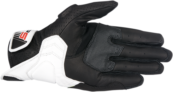 Manusi Piele Alpinestars Sp-5 Negru/Alb/Rosu-2