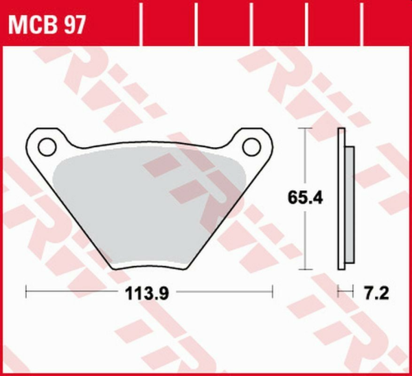 Placute frana fata/spate TRW Organice HARLEY-DAVIDSON FL / FLH / FLHS 1200/ FLH / FXB / FXE / FXEF / FXS 1340 '75 -'85