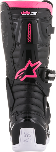 Cizme dama Alpinestar Stella Tech 3 Black White Pink-3