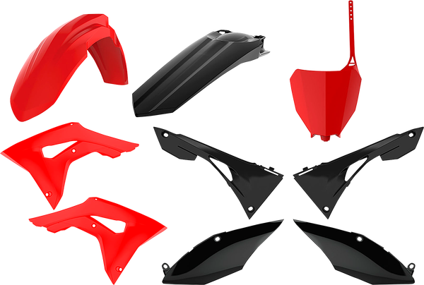 Body Kit For Honda Black, Red-1