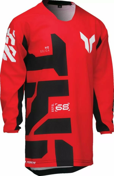 Tricou Enduro Copii Launchmode Forge Red-0