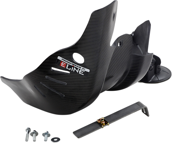 MOOSE RACING Carbon Fiber Skid Plate Black 