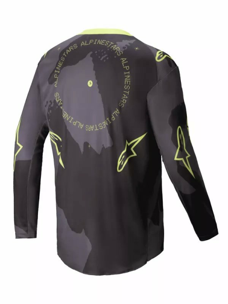 Alpinestars Racer Hollow Jersey Camo, Yellow -0