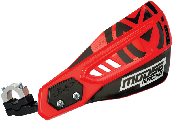 MOOSE RACING Qualifier Handguards Black, Red -1