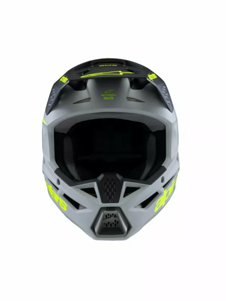 Alpinestars Youth S-m3 Radium Helmet Black, Gray, Yellow -3