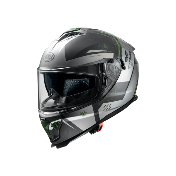 Casca Premier Typhoon BA MILY BM Negru/Verde/Gri-4