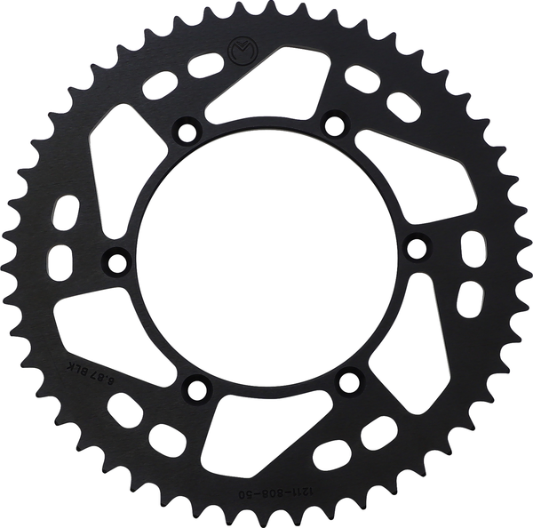 MOOSE RACING Rear Aluminum Sprocket Black -0