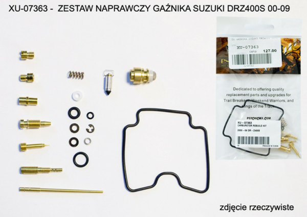 KIT REPARARE CARBURATOR PSIHIC SUZUKI DRZ400S 00-09 (26-1107) (PENTRU 1 CARBURATOR)