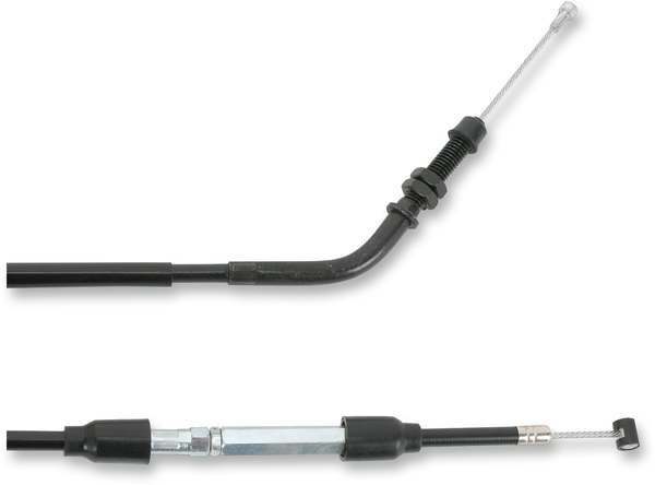 Black Vinyl Clutch Cable Black-0