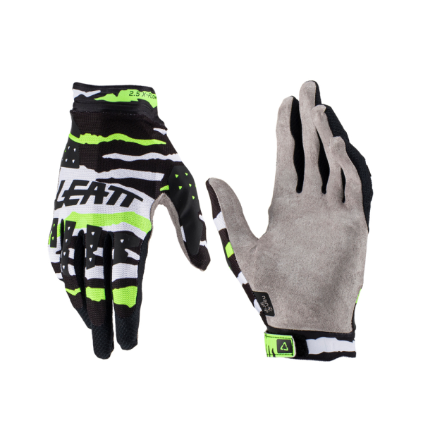 Manusi Leatt 2.5 X-Flow Tiger Black/White/Fluo Green