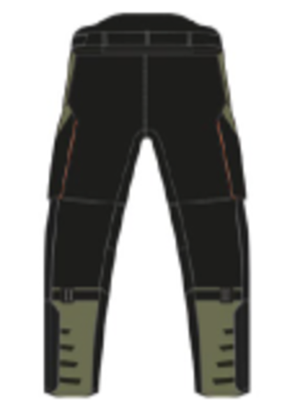 TERRA ADVENTURE V3 PANTS BLK/GREEN