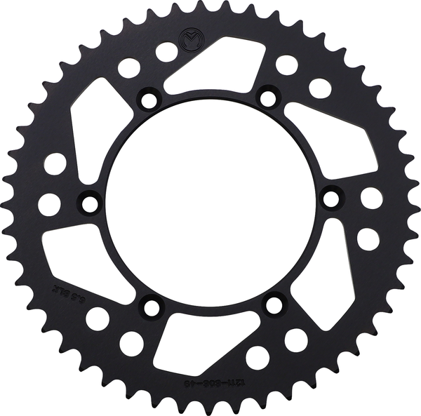 MOOSE RACING Rear Aluminum Sprocket Black -0