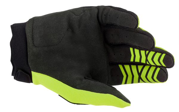 Manusi Copii Alpinestars Full Bore Fluorescent Yellow/Black-1